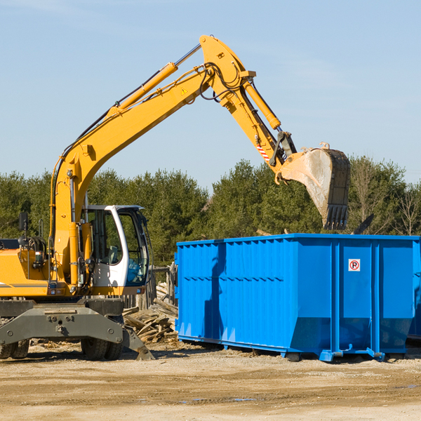 are there any restrictions on where a residential dumpster can be placed in Ruby South Carolina